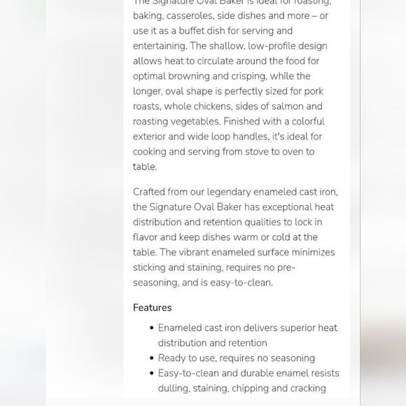 Le Creuset 36cm Oval Baking Dish- Pistachio - Picture 6 of 11